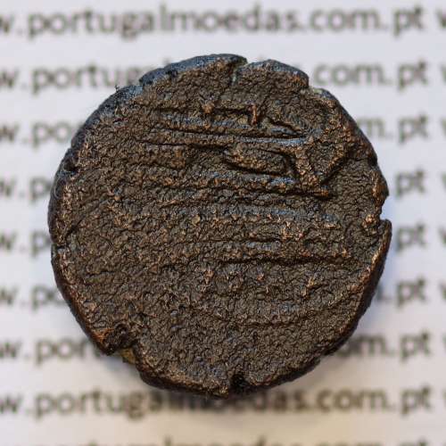 MOEDA QUADRANS BRONZE ANÓNIMO DA REPÚBLICA ROMANA (ANO 135 a.C. A 125 a.C.) CABEÇA DE HÉRCULES COM PELE DE LEÃO / PROA / ROMA