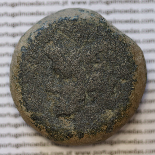 MOEDA ASSE “AS” BRONZE ANÓNIMO DA REPÚBLICA ROMANA (ANO 210 a.C. A 150 a.C.) DIMENSÕES E PESO ACIMA DA MEDIA