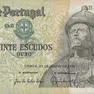 Nota de 20 Escudos 1971 Garcia de Orta, 20$00 27/07/1971 Chapa: 8 - Banco de Portugal (Circulada)