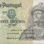 Nota de 20 Escudos 1971 Garcia de Orta, 20$00 27/07/1971 Chapa: 8 - Banco de Portugal (Circulada)