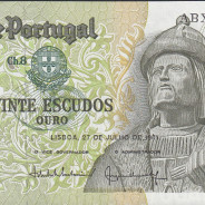 Nota de 20 Escudos 1971 Garcia de Orta, 20$00 27/07/1971 Chapa: 8 - Banco de Portugal (Pouco Circulada)