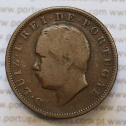 Moeda 20 Réis Bronze (XX Réis) 1883 (BC) - Rei D. LUIS I - World Coins Portugal KM527