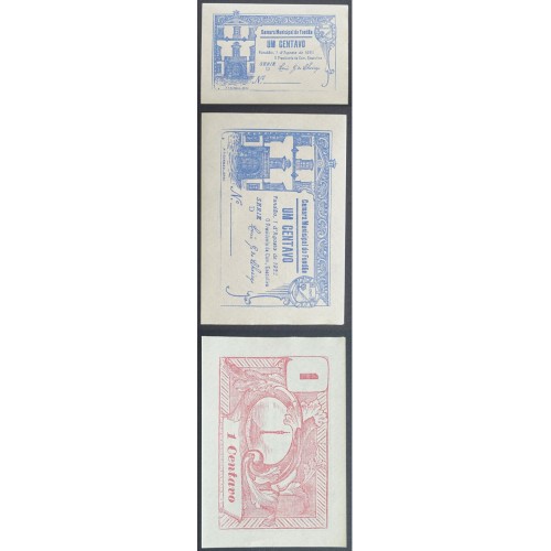 CÉDULA CÂMARA MUNICIPAL DO FUNDÃO - VALE 1 CENTAVO ( NÃO CIRCULADA )
