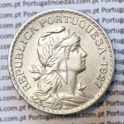 MOEDA DE UM ESCUDO (1$00) ALPACA 1927 MBC+