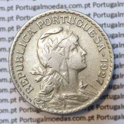 MOEDA DE UM ESCUDO (1$00) ALPACA 1927 MBC+