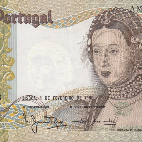 Nota de 50 Escudos 1980 Infanta D.Maria, 50$00 01/02/1980 Chapa: 9 - Banco de Portugal (Pouco Circulada)