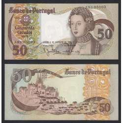Nota de 50 Escudos 1980 Infanta D.Maria, 50$00 01/02/1980 Chapa: 9 - Banco de Portugal (Pouco Circulada)