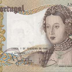 Nota de 50 Escudos 1980 Infanta D.Maria, 50$00 01/02/1980 Chapa: 9 - Banco de Portugal (Pouco Circulada)
