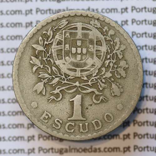 MOEDA DE UM ESCUDO (1$00) ALPACA 1927 MBC