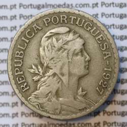 MOEDA DE UM ESCUDO (1$00) ALPACA 1927 MBC