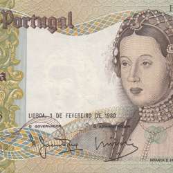 Nota de 50 Escudos 1980 Infanta D.Maria, 50$00 01/02/1980 Chapa: 9 - Banco de Portugal (Pouco Circulada)
