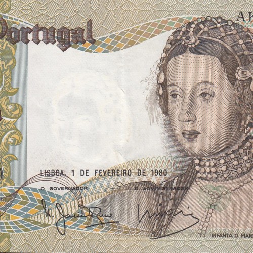 Nota de 50 Escudos 1980 Infanta D.Maria, 50$00 01/02/1980 Chapa: 9 - Banco de Portugal (Pouco Circulada)