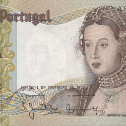 Nota de 50 Escudos 1980 Infanta D.Maria, 50$00 01/02/1980 Chapa: 9 - Banco de Portugal (Pouco Circulada)