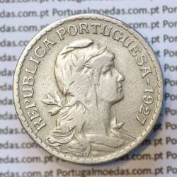 MOEDA DE UM ESCUDO (1$00) ALPACA 1927 BC+