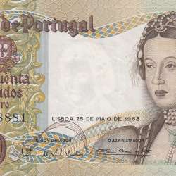 Nota de 50 Escudos 1968 Infanta D.Maria, 50$00 28/05/1968 Chapa: 9 - Banco de Portugal (Pouco Circulada)