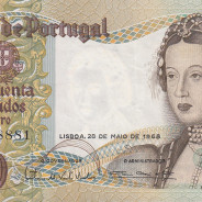 Nota de 50 Escudos 1968 Infanta D.Maria, 50$00 28/05/1968 Chapa: 9 - Banco de Portugal (Pouco Circulada)