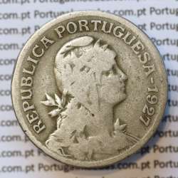 MOEDA DE UM ESCUDO (1$00) ALPACA 1927 BC MOEDA DE UM ESCUDO (1$00) ALPACA 1927 BC