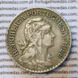 MOEDA DE UM ESCUDO (1$00) ALPACA 1928 MBC+