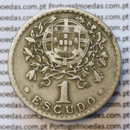 MOEDA DE UM ESCUDO (1$00) ALPACA 1928 MBC+
