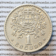1 Escudo 1929 Alpaca, 1$00 1929 alpaca Republica Portuguesa, (MBC+/BELA-), World Coins Portugal  KM 578
