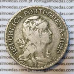 MOEDA DE UM ESCUDO (1$00) ALPACA 1929 MBC