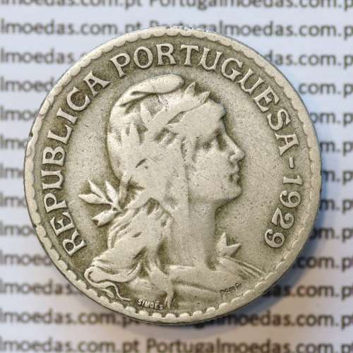 MOEDA DE UM ESCUDO (1$00) ALPACA 1929 MBC