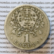 MOEDA DE UM ESCUDO (1$00) ALPACA 1929 MBC
