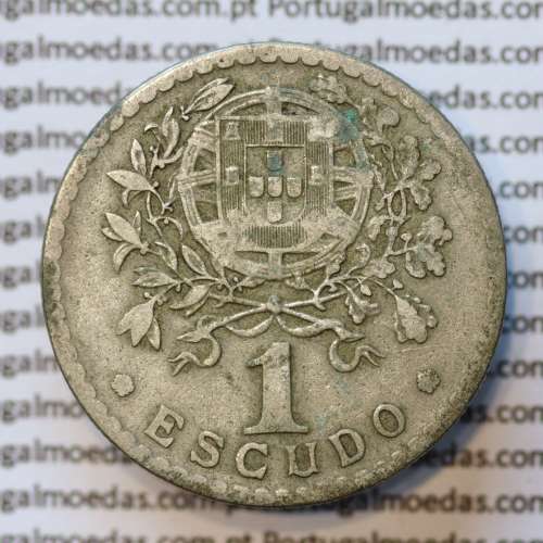 MOEDA DE UM ESCUDO (1$00) ALPACA 1929 MBC