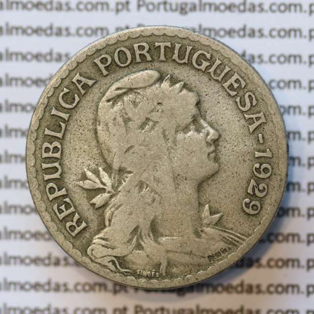 MOEDA DE UM ESCUDO (1$00) ALPACA 1929 BC+