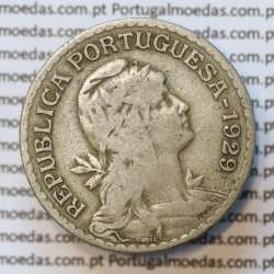 MOEDA DE UM ESCUDO (1$00) ALPACA 1929 BC+