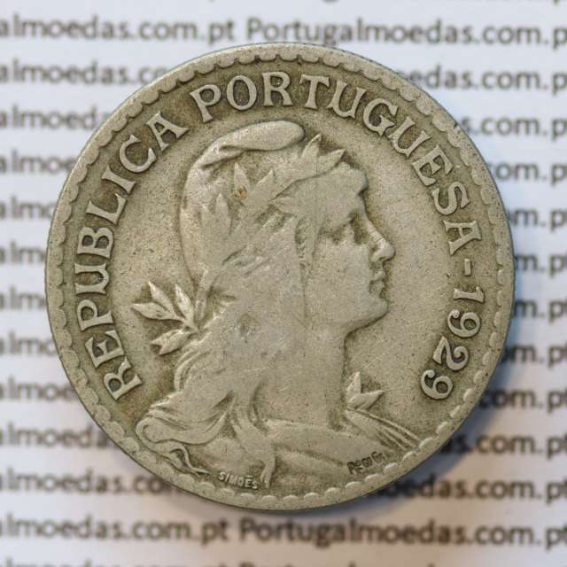 MOEDA DE UM ESCUDO (1$00) ALPACA 1929 BC+