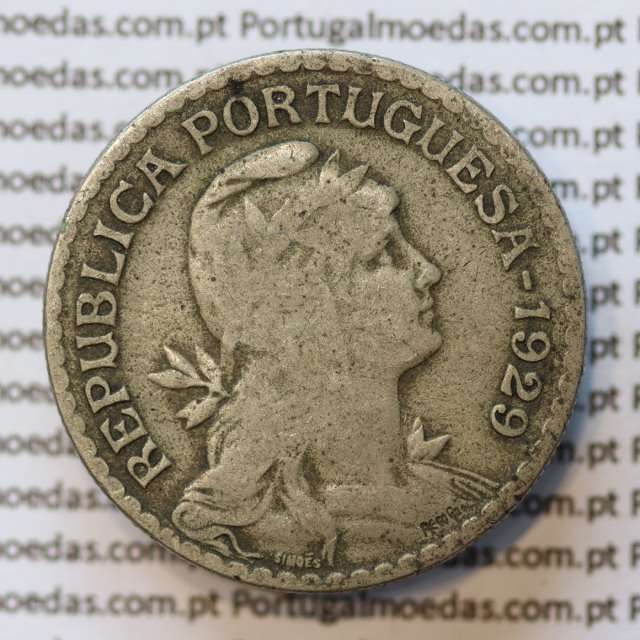 MOEDA DE UM ESCUDO (1$00) ALPACA 1929 BC+