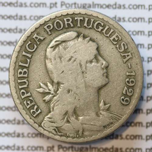 MOEDA DE UM ESCUDO (1$00) ALPACA 1929 BC+