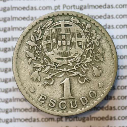MOEDA DE UM ESCUDO (1$00) ALPACA 1930 MBC