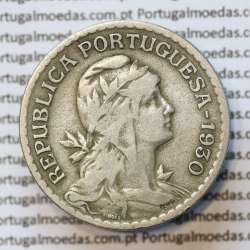 MOEDA DE UM ESCUDO (1$00) ALPACA 1930 MBC