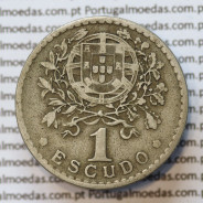 MOEDA DE UM ESCUDO (1$00) ALPACA 1930 MBC