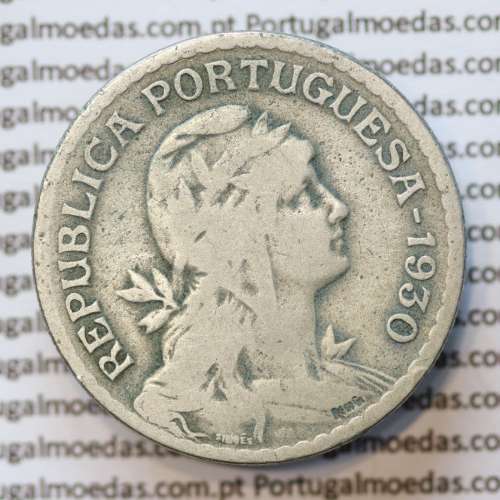 MOEDA DE UM ESCUDO (1$00) ALPACA 1930 BC+