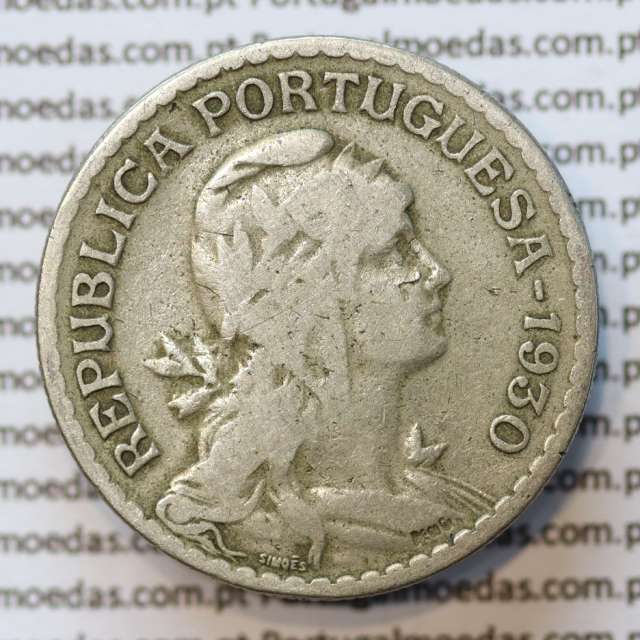 MOEDA DE UM ESCUDO (1$00) ALPACA 1930 BC+