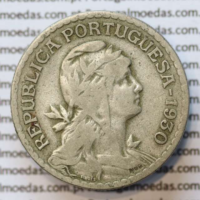 MOEDA DE UM ESCUDO (1$00) ALPACA 1930 BC+