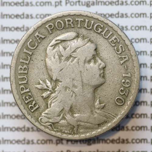 MOEDA DE UM ESCUDO (1$00) ALPACA 1930 BC+