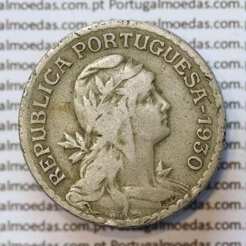 MOEDA DE UM ESCUDO (1$00) ALPACA 1930 BC+
