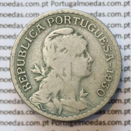 MOEDA DE UM ESCUDO (1$00) ALPACA 1930 BC+