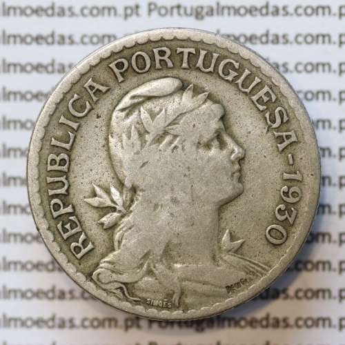 MOEDA DE UM ESCUDO (1$00) ALPACA 1930 BC+