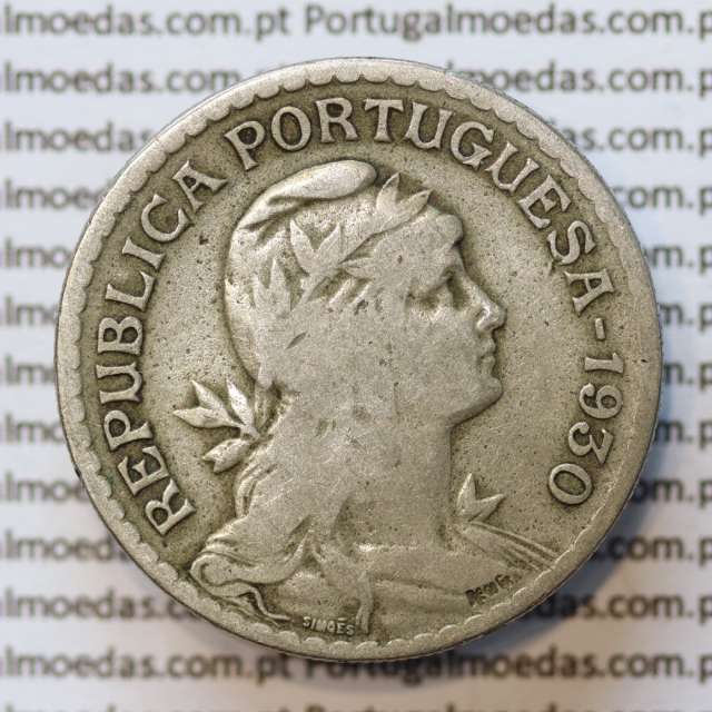 MOEDA DE UM ESCUDO (1$00) ALPACA 1930 BC+