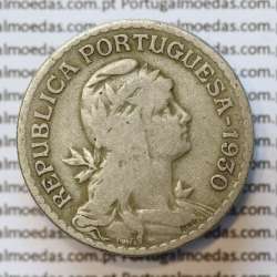 MOEDA DE UM ESCUDO (1$00) ALPACA 1930 BC+