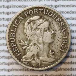 MOEDA DE UM ESCUDO (1$00) ALPACA 1931 MBC