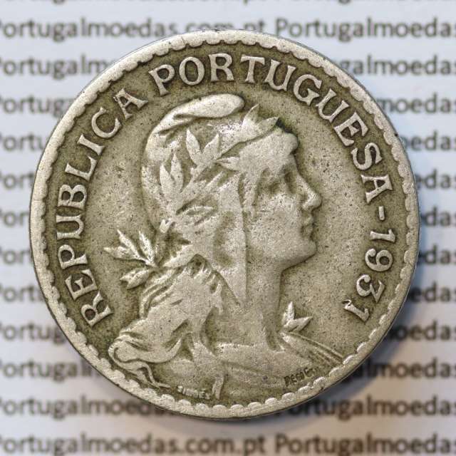 MOEDA DE UM ESCUDO (1$00) ALPACA 1931 MBC