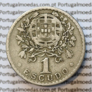 MOEDA DE UM ESCUDO (1$00) ALPACA 1931 MBC