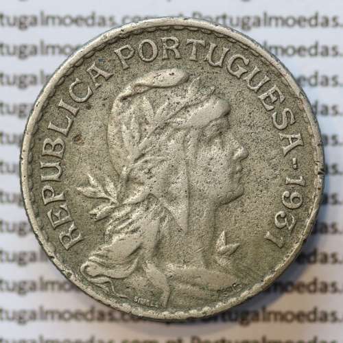 MOEDA DE UM ESCUDO (1$00) ALPACA 1931 MBC
