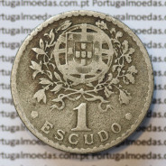 MOEDA DE UM ESCUDO (1$00) ALPACA 1931 MBC